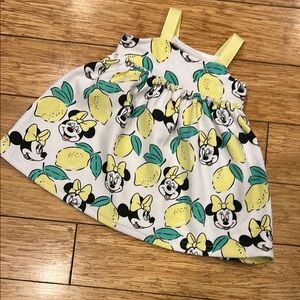 Disney Baby Minnie Mouse Lemon Print Dress